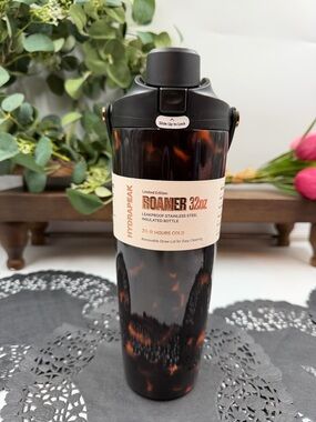 Hydrapeak Roamer 32oz Tortoise Insulated Water Bottle Leakproof